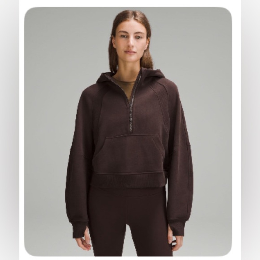 SOLD Scuba half-zip hoodie
